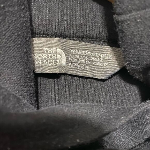 The North Face Black Drop Shoulder Oversized Dolman Turtleneck Sweatshirt XS - Picture 8 of 10